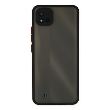 Newface Realme C11 2021 Montreal Silikon Kapak - Siyah Kılıf