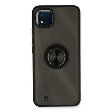 Newface Realme C11 2021 Montreal Silikon Kapak - Siyah Kılıf