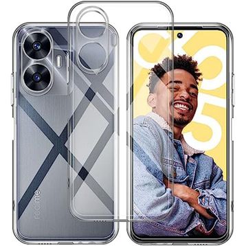 Newface Realme C55 Lüx Şeffaf Silikon Kılıf