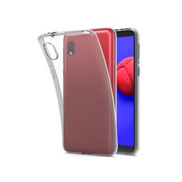 Newface Samsung Galaxy A01 Core Lüx Şeffaf Silikon Kılıf