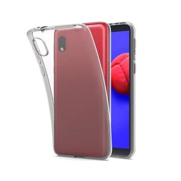 Newface Samsung Galaxy A01 Core Lüx Şeffaf Silikon Kılıf