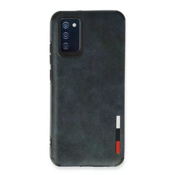 Newface Samsung Galaxy A02S Loop Deri Silikon Lacivert Cep Telefonu Kılıfı