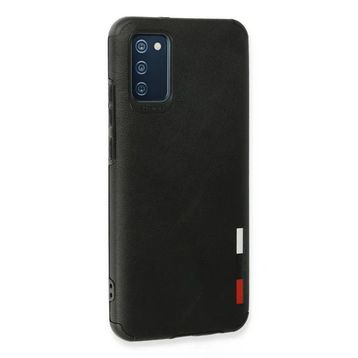Newface Samsung Galaxy A02S Loop Deri Silikon - Siyah Kılıf