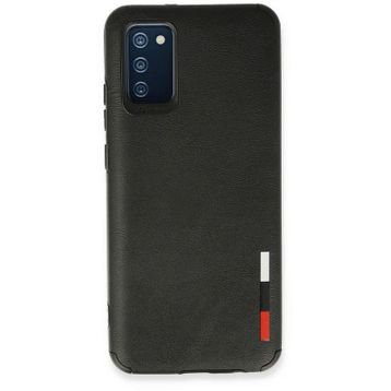 Newface Samsung Galaxy A02S Loop Deri Silikon - Siyah Kılıf