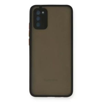 Newface Samsung Galaxy A02s Montreal Silikon Kapak Siyah Cep Telefonu Kılıfı