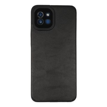 Newface Samsung Galaxy A03 Loop Deri Silikon - Siyah Kılıf