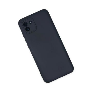 Newface Samsung Galaxy A03 Nano İçi Kadife Silikon - Lacivert Kılıf