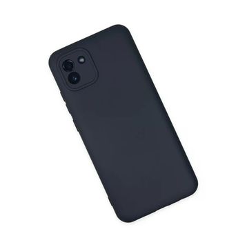 Newface Samsung Galaxy A03 Nano İçi Kadife Silikon - Lacivert Kılıf