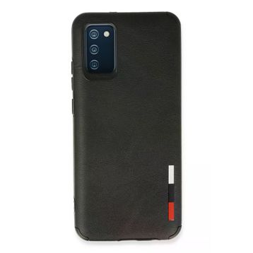 Newface Samsung Galaxy A03S Loop Deri Silikon - Siyah Kılıf