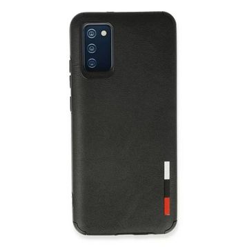 Newface Samsung Galaxy A03S Loop Deri Silikon - Siyah Kılıf