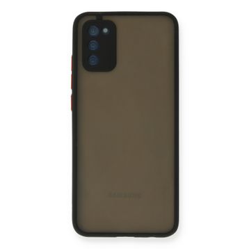 Newface Samsung Galaxy A03S Montreal Silikon Kapak - Siyah Kılıf