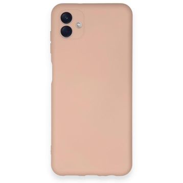 Newface Samsung Galaxy A04 Nano İçi Kadife Silikon Pudra Cep Telefonu Kılıfı