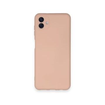 Newface Samsung Galaxy A04 Nano İçi Kadife Silikon Pudra Cep Telefonu Kılıfı