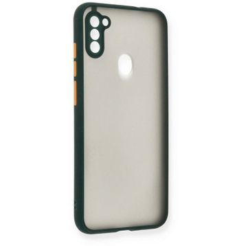 Newface Samsung Galaxy A11 Montreal Silikon Kapak Yeşil Cep Telefonu Kılıfı