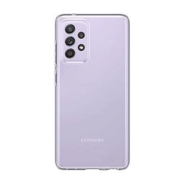 Newface Samsung Galaxy A72 Lüx Şeffaf Silikon Cep Telefonu Kılıfı