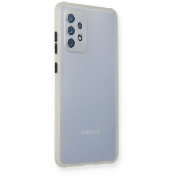 Newface Samsung Galaxy A72 Miami Şeffaf Silikon Şeffaf Cep Telefonu Kılıfı