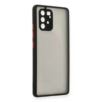 Newface Samsung Galaxy A91 S10 Lite Montreal Silikon Kapak Siyah Cep Telefonu Kılıfı