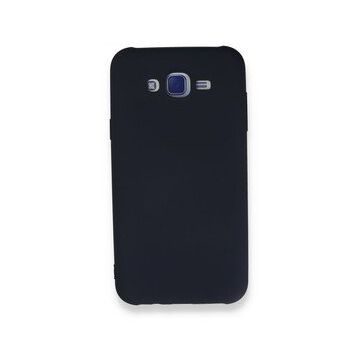 Newface Samsung Galaxy J7 Nano İçi Kadife Silikon Lacivert Cep Telefonu Kılıfı