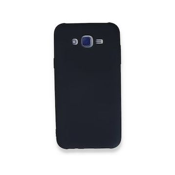Newface Samsung Galaxy J7 Nano İçi Kadife Silikon Lacivert Cep Telefonu Kılıfı