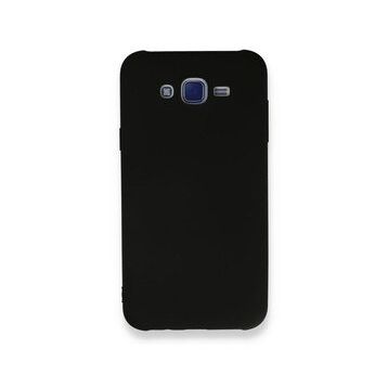 Newface Samsung Galaxy J7 Nano İçi Kadife Silikon Siyah Cep Telefonu Kılıfı