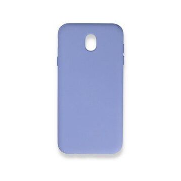 Newface Samsung Galaxy J7 Pro / J730 Nano İçi Kadife Silikon Lila Cep Telefonu Kılıfı