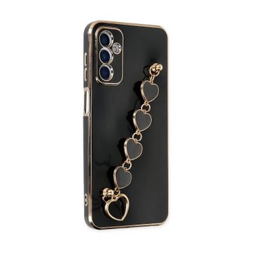 Newface Samsung Galaxy M23 Esila Silikon Siyah Cep Telefonu Kılıfı