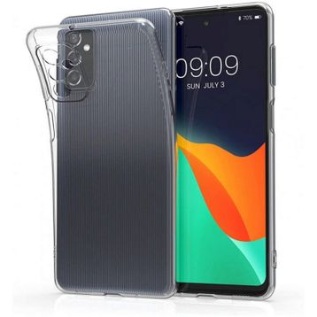 Newface Samsung Galaxy M52 5G Lüx Şeffaf Silikon Kılıf