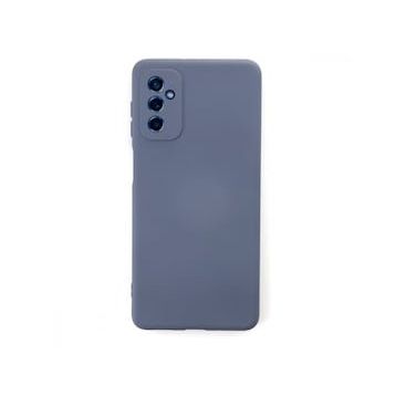 Newface Samsung Galaxy M52 5G Nano İçi Kadife Silikon Gri Cep Telefonu Kılıfı