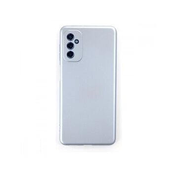 Newface Samsung Galaxy M52 5G Nano İçi Kadife Silikon Sky Blue Cep Telefonu Kılıfı