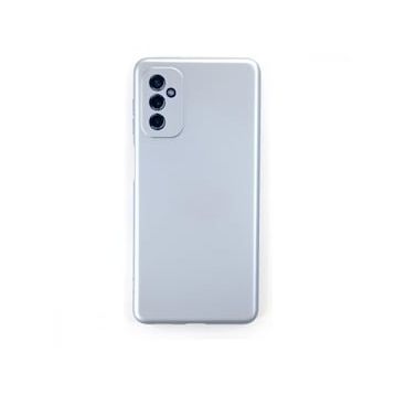 Newface Samsung Galaxy M52 5G Nano İçi Kadife Silikon Sky Blue Cep Telefonu Kılıfı