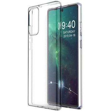 Newface Samsung Galaxy Note 20 Lüx Şeffaf Silikon Kılıf