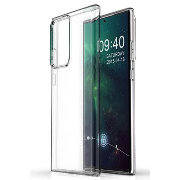 Newface Samsung Galaxy Note 20 Ultra Lüx Şeffaf Silikon Kılıf