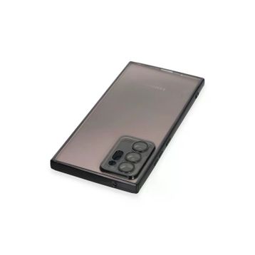 Newface Samsung Galaxy Note 20 Ultra Razer Lensli Silikon Siyah Cep Telefonu Kılıfı
