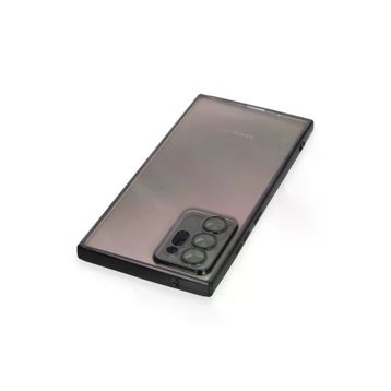 Newface Samsung Galaxy Note 20 Ultra Razer Lensli Silikon Siyah Cep Telefonu Kılıfı
