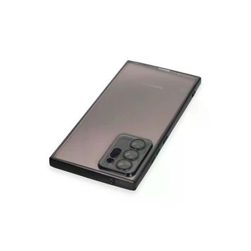 Newface Samsung Galaxy Note 20 Ultra Razer Lensli Silikon Siyah Cep Telefonu Kılıfı