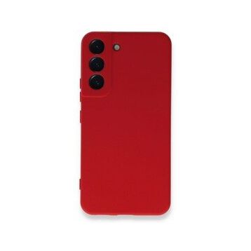 Newface Samsung Galaxy S23 Plus Nano İçi Kadife Silikon Kırmızı Cep Telefonu Kılıfı