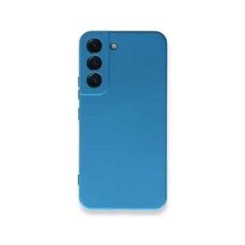 Newface Samsung Galaxy S23 Plus Nano İçi Kadife Silikon Mavi Cep Telefonu Kılıfı