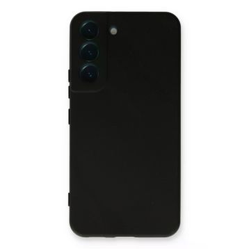 Newface Samsung Galaxy S23 Plus Nano İçi Kadife Silikon - Siyah Kılıf