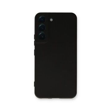 Newface Samsung Galaxy S23 Plus Nano İçi Kadife Silikon - Siyah Kılıf