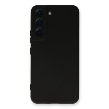 Newface Samsung Galaxy S23 Plus Nano İçi Kadife Silikon - Siyah Kılıf