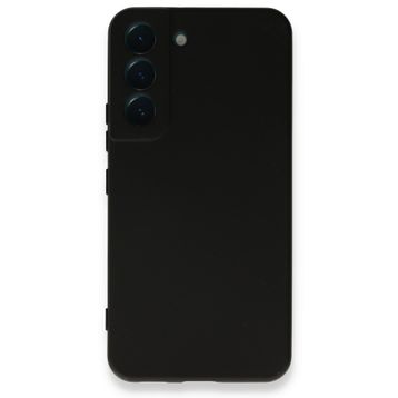 Newface Samsung Galaxy S23 Plus Nano İçi Kadife Silikon - Siyah Kılıf