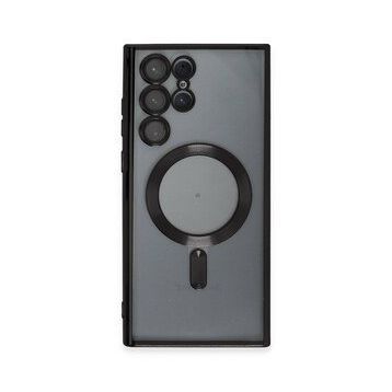 Newface Samsung Galaxy S23 Ultra Kross Magneticsafe Kapak - Siyah Kılıf