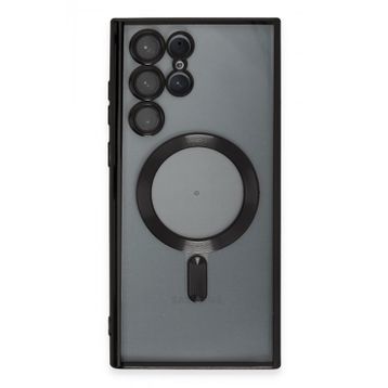 Newface Samsung Galaxy S23 Ultra Kross Magneticsafe Kapak - Siyah Kılıf