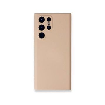 Newface Samsung Galaxy S23 Ultra Nano İçi Kadife Silikon Pudra Cep Telefonu Kılıfı