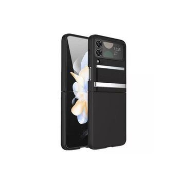 Newface Samsung Galaxy Z Flip 3 Belt Flip Kapak Siyah Cep Telefonu Kılıfı