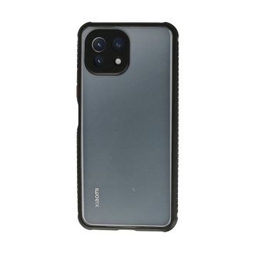 Newface Xiaomi Mİ 11 Lite Miami Şeffaf Silikon Siyah Kılıf