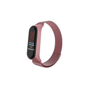 Newface Xiaomi Mi Band 4 Rose Metal Mıknatıslı Kordon