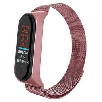 Newface Xiaomi Mi Band 4 Rose Metal Mıknatıslı Kordon