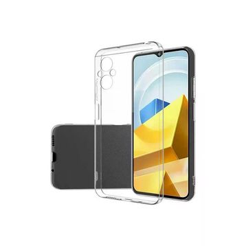 Newface Xiaomi Poco M5 Lüx Şeffaf Silikon Kılıf