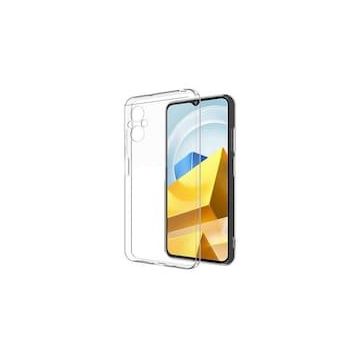 Newface Xiaomi Poco M5 Lüx Şeffaf Silikon Kılıf